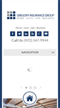 Mobile Screenshot of gregoryinsurancegroup.com